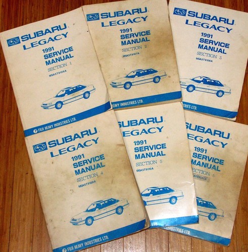 1991 subaru legacy service - 1991,