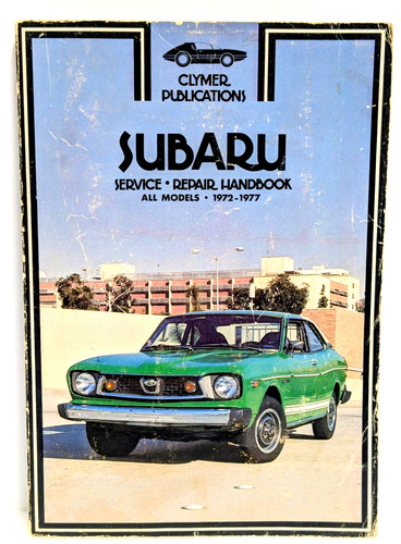 Subaru service repair handbook - repair,